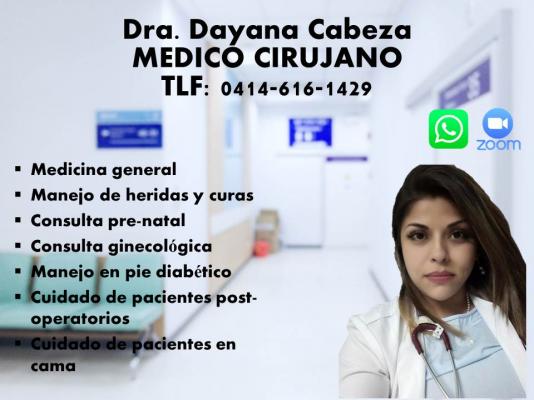 Doctora Especialista Dayana Nathaly Cabeza Bermudez